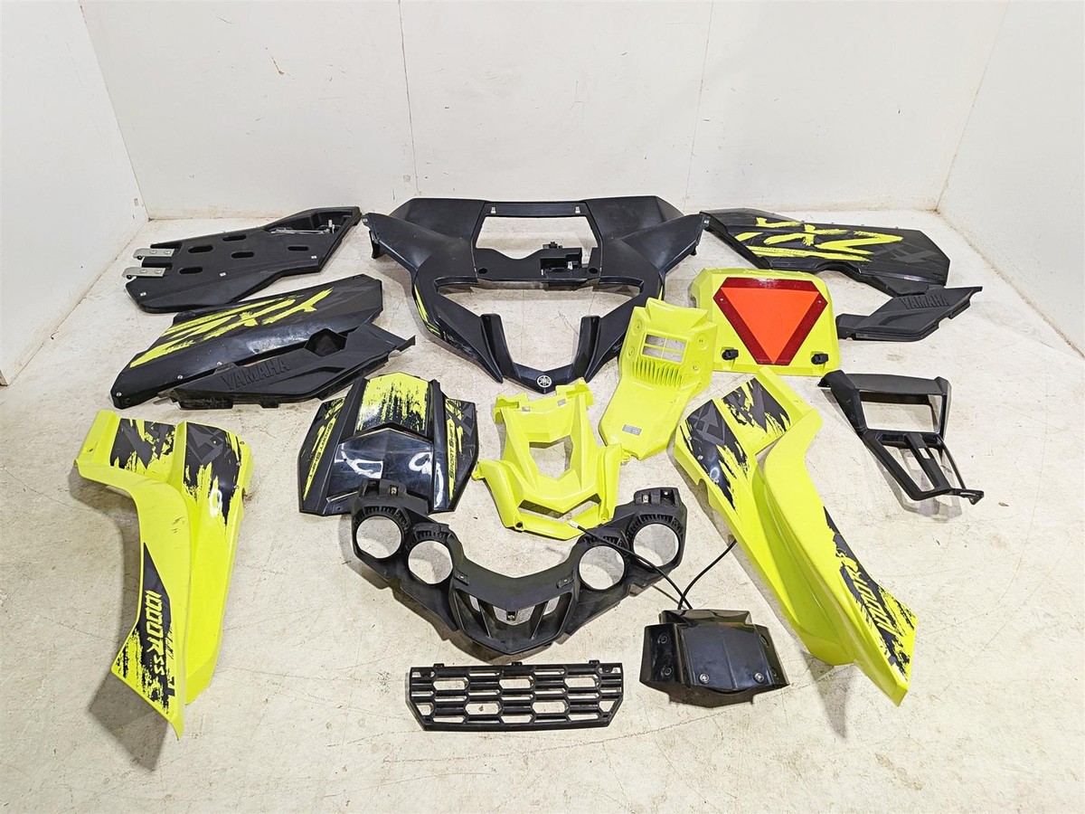 2021 Yamaha YXZ1000R EPS SS SE Yellow Outer Fairing Fenders Grille