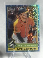 2025 Topps Heritage High Number - Willie MacIver #533 Chrome Light Blue Sparkle 