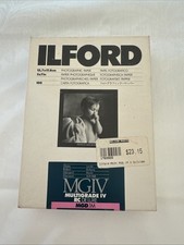100 ILFORD 5" X 7" MGIV MULTIGRADE IV RC DELUXE B W GLOSSY PHOTOGRAPHIC PAPER