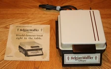 Vintage Belgian Waffler By Munsey Single Waffle Maker - Model BW-2 - Manual