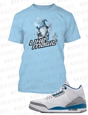 Wizard Like Magic Graphic Sneaker Tee Shirt To Match J3 Wizards Big Tall Sm T