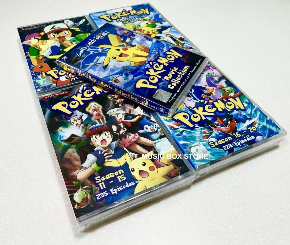 Preços baixos em Pokémon (TV Series) Box de DVDs e discos Blu-Ray