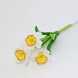 1:6 Dollhouse Miniature Glass Bottle Flower Arrangement Mini Potted Plant De JA