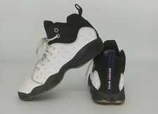 Nike Boys Air Jordan Jumpman Team GS 820273-104 White Black Basketball Shoes 4Y
