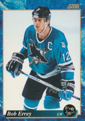 1993-94 Score #566 BOB ERREY - San Jose Sharks