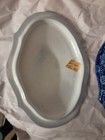 From 1897, Antique Grace Flow Blue Platter Grindley Flowers Scalloped 12"  W/Top — photo 10