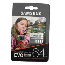 Samsung Evo Select 64GB Class 10 - SDXC Memory Card - (MB-ME64GA/AM)