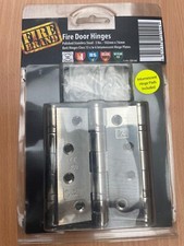 Stainless Fire Door Hinges Pack Of 3 Grade 13 FD144  102mm Certifire  