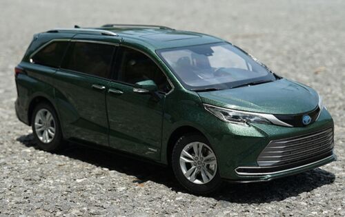 1/18 Scale Toyota SIENNA 2021 Green Diecast Car Model Toy Collection Gift NIB - 第 1/7 張圖片
