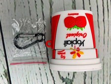 Ultra Thick Soft Silicone Case Cover for Earbuds Strawberry Yogurt