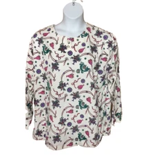 WOMEN'S JUSTIN ALLEN FLORAL TOP-SIZE: 22W JML