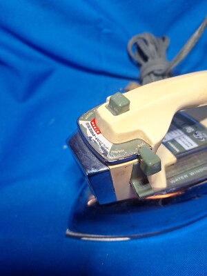 Vintage General Electric Steam Iron TESTED WORKS As Is In Found