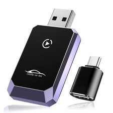 iVenkich Wireless Carplay Adapter Converts Wired to Wireless for iPhone IOS 10 