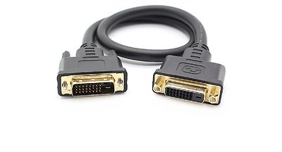 ITS 3 METRI Cavo DVI-D 24 1 Maschio / Femmina, Dorato, PREMIUM - Foto 8