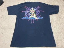 Rare Vintage 90s Anime Plastik Hook Ups Cartoon T  Shirt Sz-L