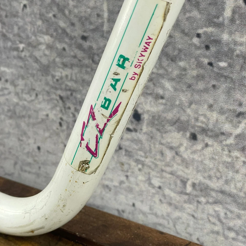 Calcomanía Skyway EZ-Bar Manillar BMX Blanco Vintage Freestyle E-Z Street Beat Años 80 Foto 4 de 4