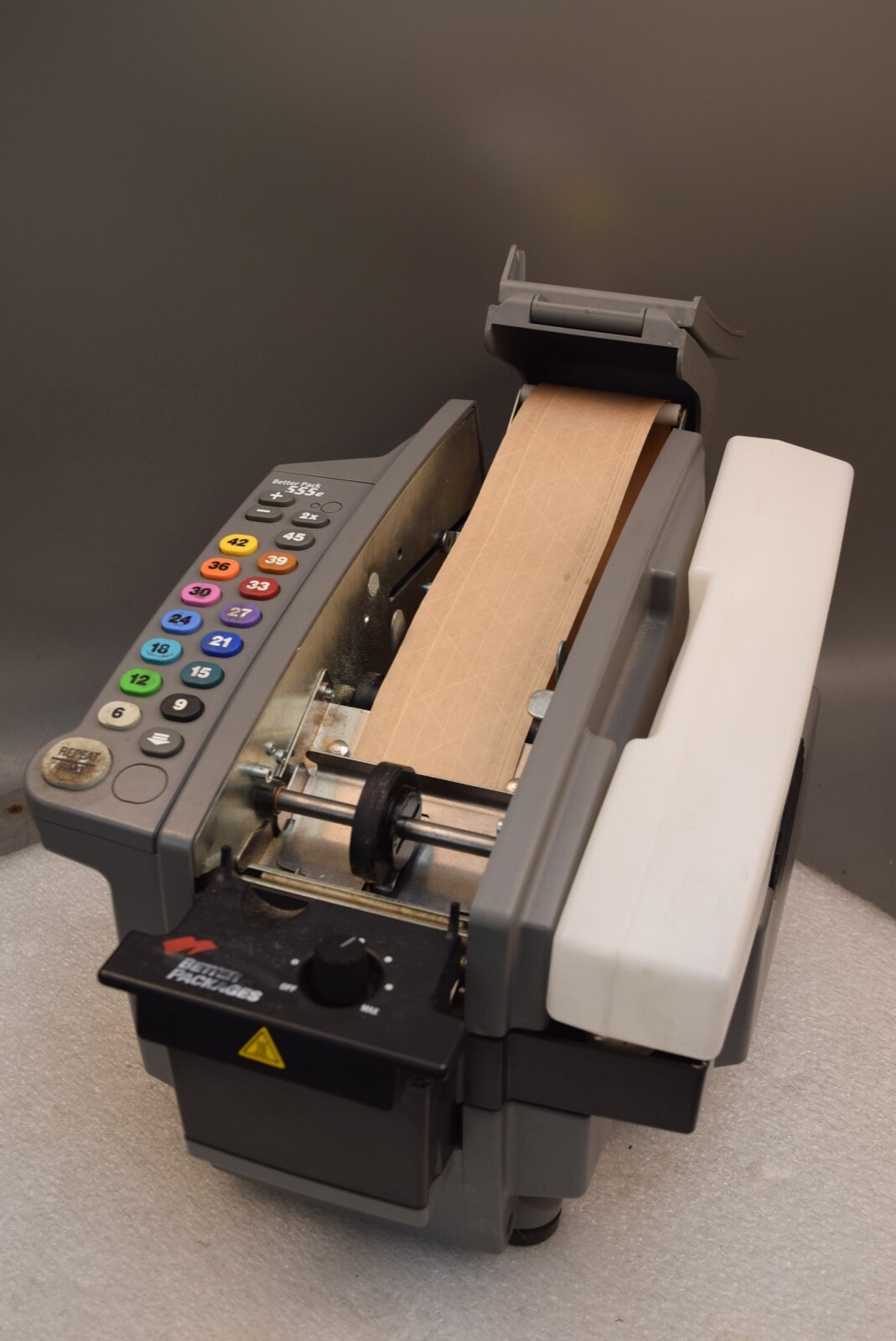 Better Pack 555ESA Automatic Gummed Reinforced Tape Dispenser Electric