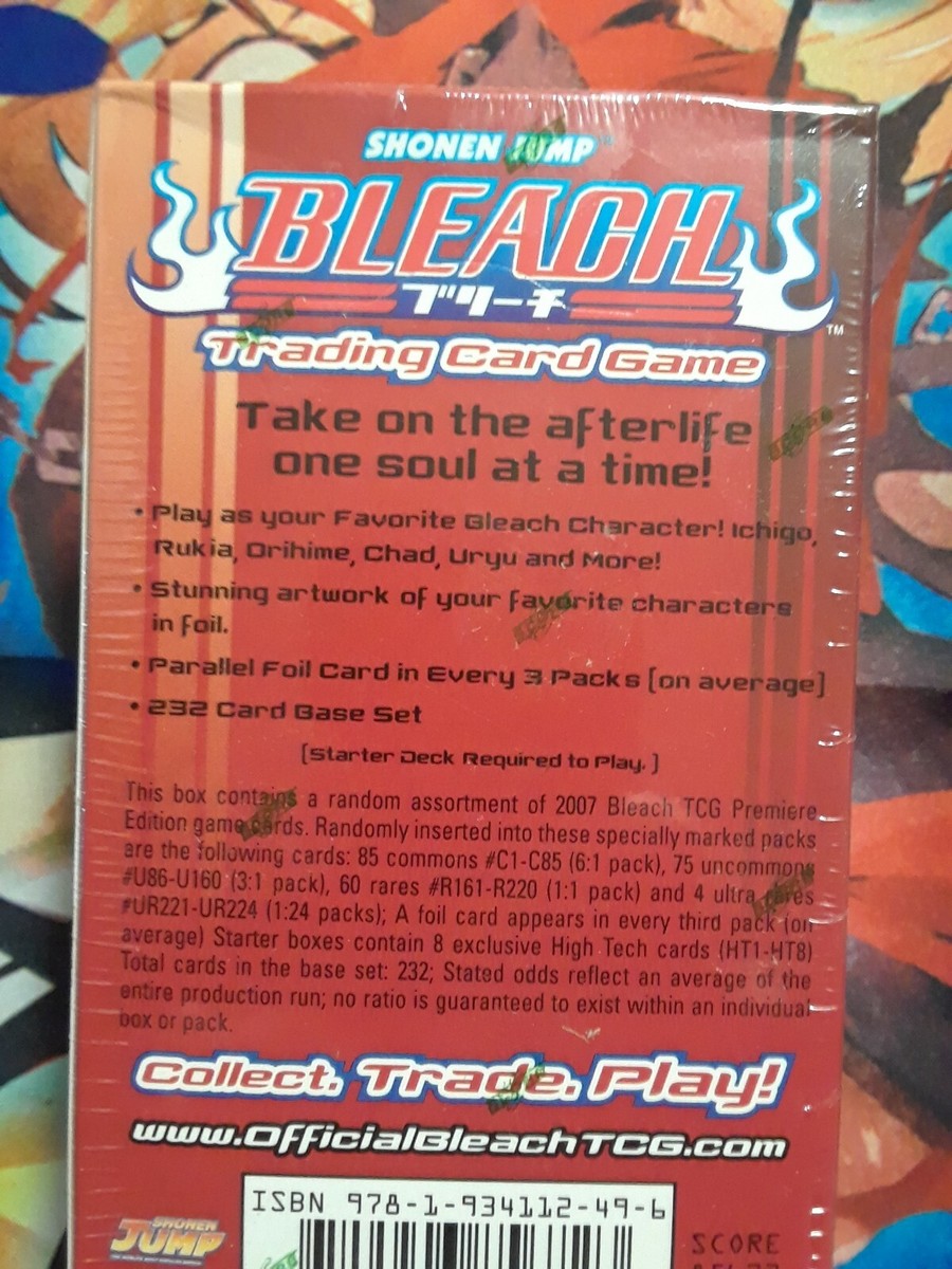 Bleach TCG Premiere 1st Edition Booster Pack – Factory Sealed – Score Entertainment 2007 – 10 Cards - View #3