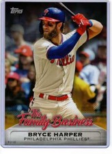 Bryce Harper 2019 Topps Update The Family Business 5x7 Gold #FB-14 /10 Phillies 