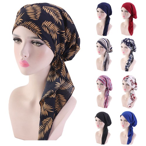 New Women Head Scarf Chemo Hat Turban 