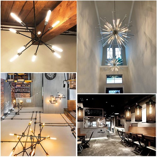 LED Tube Bulbs,Soft White 3000K,T10 Dimmable LED Filament Bulb,8.9in Tubular ... - Picture 6 of 7