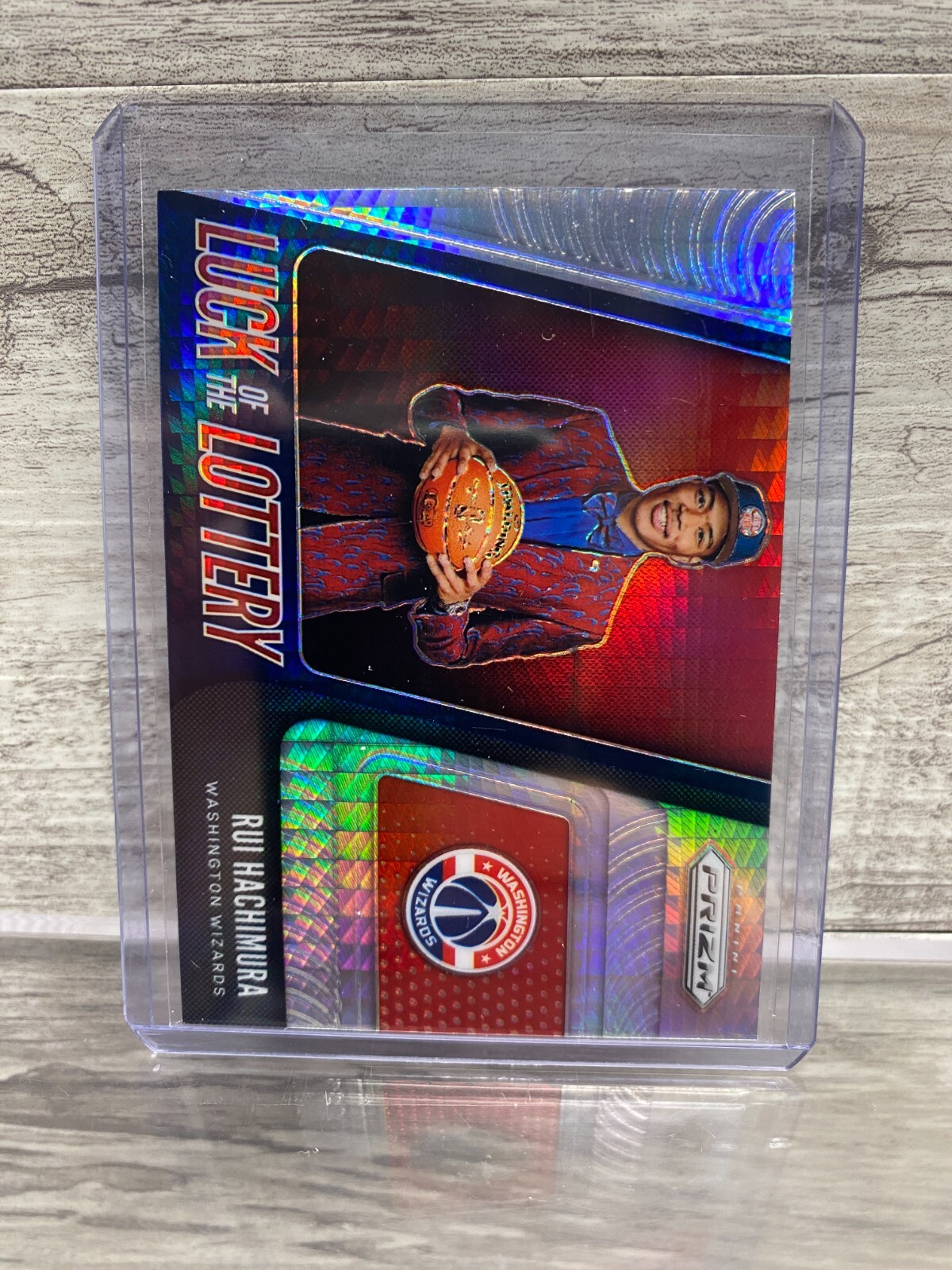 2019-20 Panini Prizm Luck of the Lottery Hyper Rui Hachimura Rookie RC #9