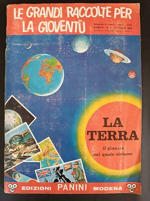 Panini Complete Figure Album THE EARTH No. 3 Year 1966 (cod 01)