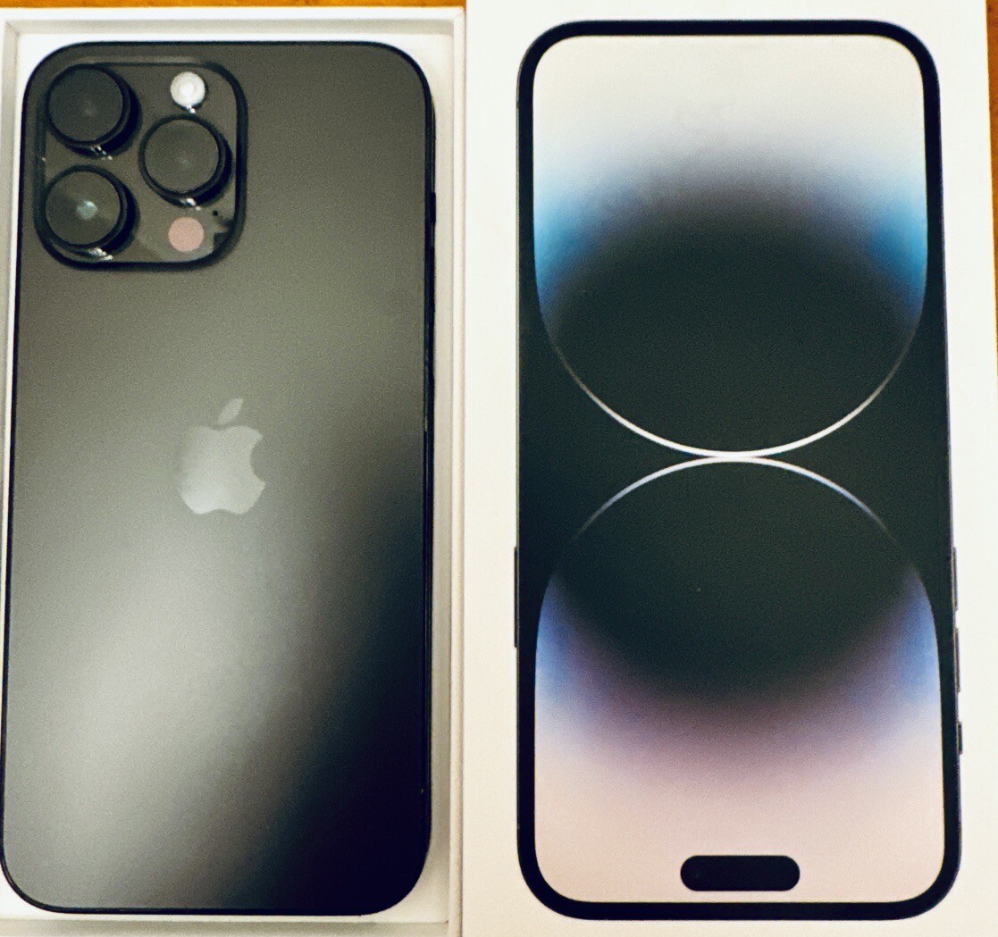 Unlocked Apple iPhone 14 Pro Max 128GB Space Black Excellent Condition