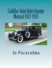 Cadillac Parts Interchange Book1927-1928-1929-1930-1931-1932-1933-1934-1935