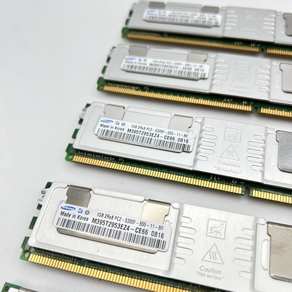 HP 6GB Kit (6x1GB) PC2-5300F ECC Registered Server RAM Memory 398706-051 - Image 3 of 4