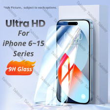 Tempered Glass Screen Protector Lot For iPhone 15 14 13 12 11 Pro Max X XR 8 7 6