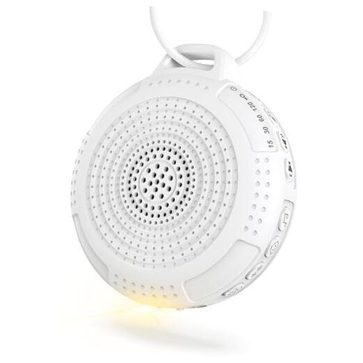 Noise Machine, USB Rechargeable Sound Machine for Baby Sleeping with White