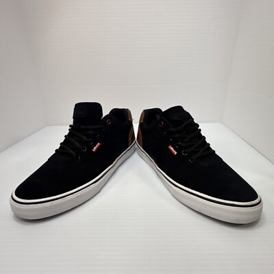 Levi's Men's Miles Sneakers Sz 8 Charcoal New, Preppy, Dress, Style, Fashion