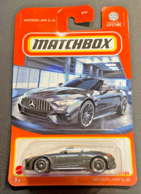 Matchbox Mercedes-AMG SL 63 #072 MBX '24 Series Black VHTF! | eBay
