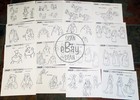 SMURFS JOHAN & PEEWIT ANIMATORS MODEL SHEETS HANNA BARBERA Artist Reference — photo 2