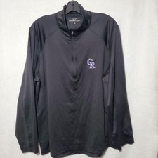 Vineyard Vines Colorado Rockies Sweatshirt 1/4 Zip Men's XL Quarter Zip Black