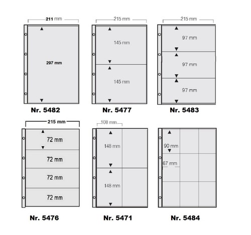 Sammelhüllen-Prospekthüllen-Sammelkarten-A4-Trading-Card-Hüllen-9-Taschen - Bild 3 von 11