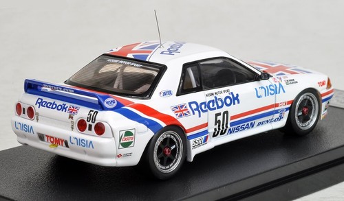 HPI 1/43 Reebok Nissan Skyline R32 GT-R 1991 #50 JTC Suzuka Racing Model Car - Picture 3 of 4