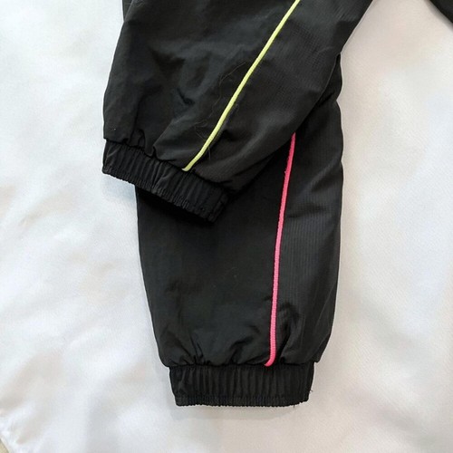 ADIDAS ORIGINALS MEN'S ADIPLORE BLACK PINK NEON ZIP UP NYLON TRACK TOP JACKET - Picture 12 of 15