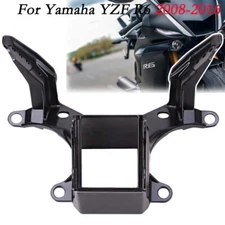 For Yamaha YZF-R6 YZF R6 08-16 Black Front Headlight Upper Fairing Stay Bracket