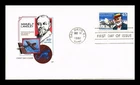 Dr Jim Stamps Fdc 45C Airmail Samuel P Langley Aviation Pioneer House Of Farnam