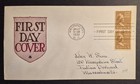 1939 First Day Cover US Scott 849 Martha Washington 1-1/2¢ Coil Stamp Prexie FDC — photo 1