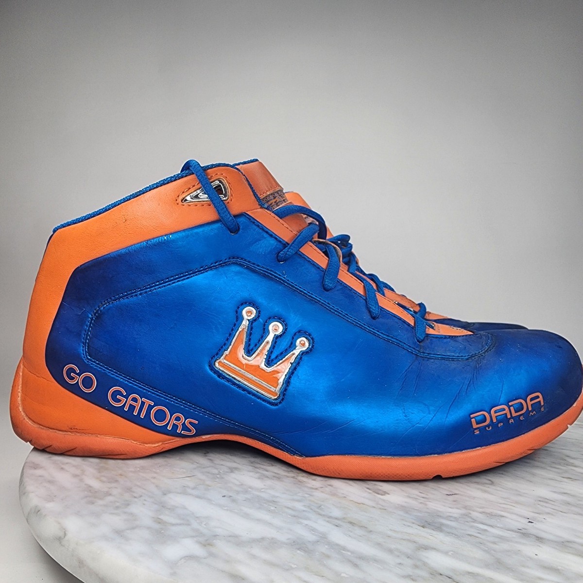 dada スプリーズ　ミッド Dada Supreme Vintage Go Florida Gators Mens Basketball Shoes Blue