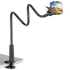 Gooseneck Cell Phone Holder, Universal 360 Flexible Stand Lazy black