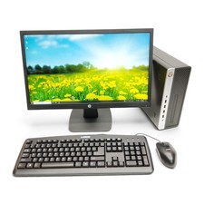 HP ProDesk G5 6-Core i5-9500 16GB RAM 256GB NVMe SSD Wi-Fi  NEW 22" FHD Monitor