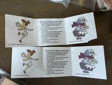 Vintage Hanna-Barbera Iron-On Transfers Sheets w/ Instructions, Cartoon Theme