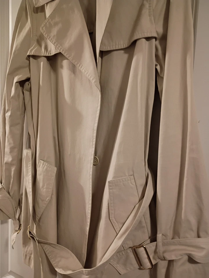 Calvin Klein женщин Тренч Sz S - Изображение 2 из 4