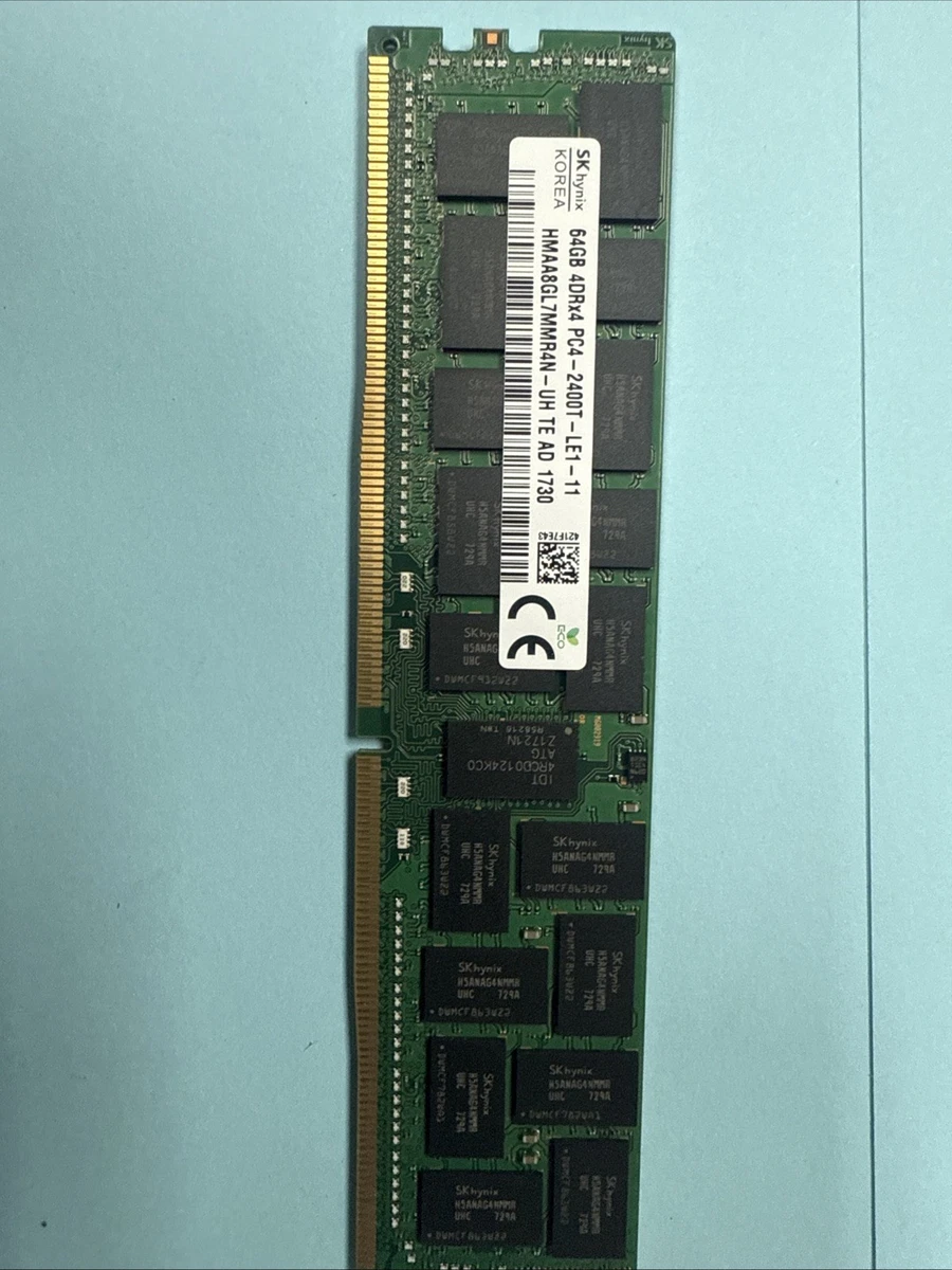 PC4-19200 (DDR4-2400) Bus Speed Computer RAM 64 GB Total Capacity