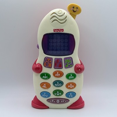Fisher Price Laugh & Learn Phone Toy ABC 123 Lights Sounds Works! VTG 2004