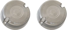 Chris Products Pair Smoked Turn Signal Lens fits 1986-2001 Harley Davidson